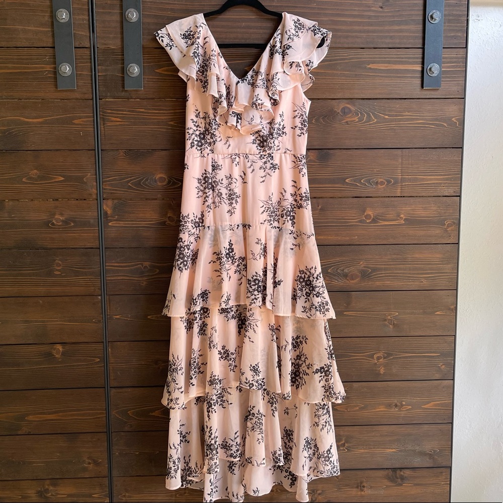 Baltic Born Pink Ruffle Dress sz M
